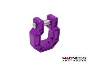 Jeep Gladiator JT Billet D-Ring - Royal Show Shackle - Aluminum - Purple - Single